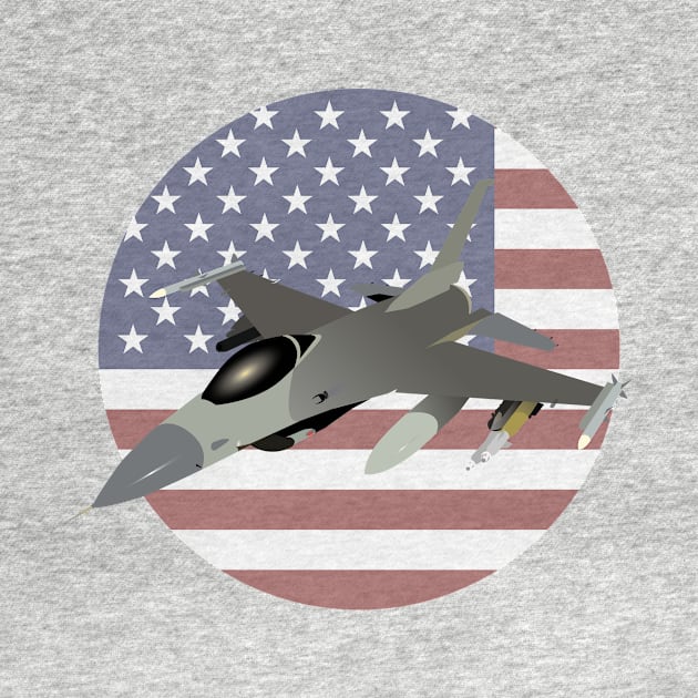 American F16 Jet Fighter by NorseTech